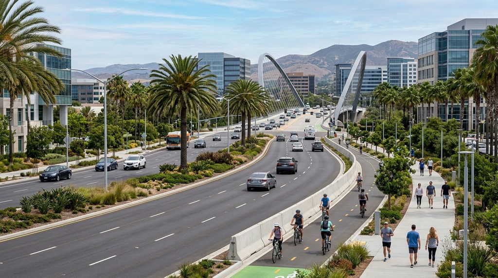 Irvine road and bicycle infrastructure improvements in 2026